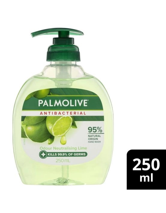 Palmolive Antibacterial Odour Neutralising Liquid Hand Wash Lime Pump 250mL