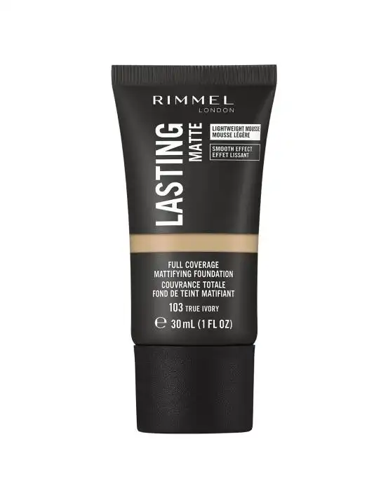 Rimmel Lasting Matte Finish Foundation 103 True Ivory