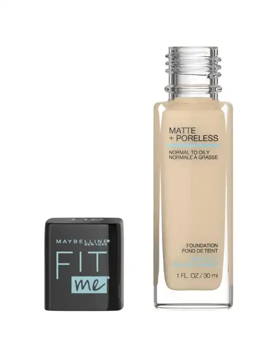 Maybelline Fit Me Matte & Poreless Mattifying Liquid Foundation Light Beige 118