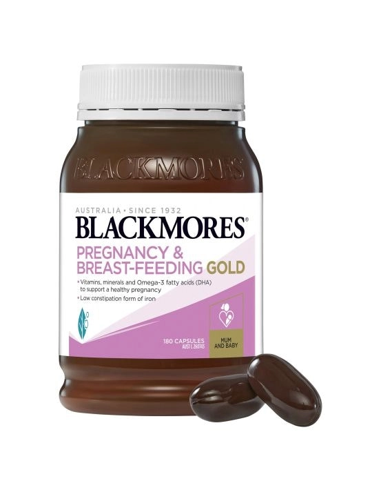 Blackmores Pregnancy and Breast-Feeding Gold 180 Capsules