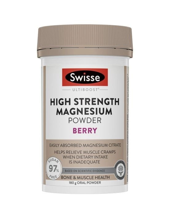 Swisse Ultiboost High Strength Magnesium Powder Berry 180g