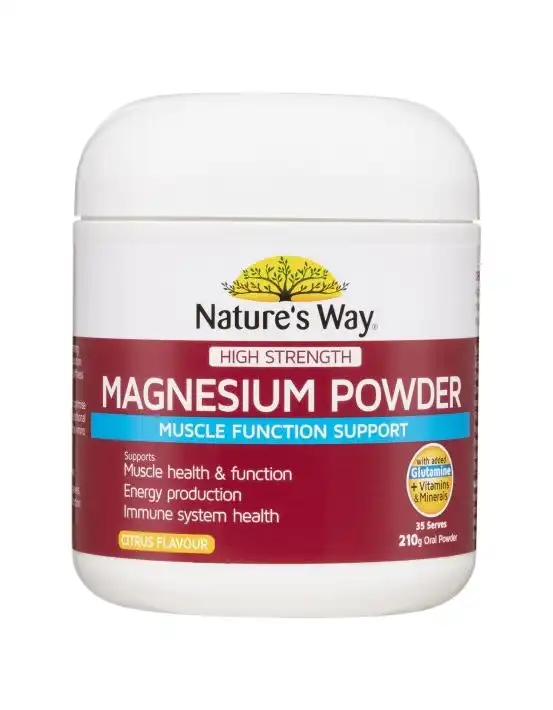 Nature's Way High Strength Magnesium Powder 210g