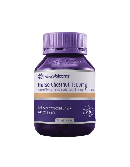 Henry Blooms Horse Chestnut 1500Mg 90 Capsules