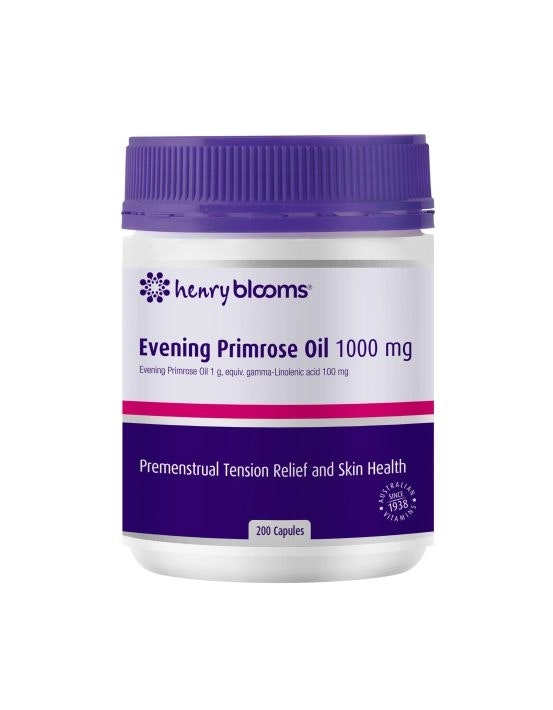 Henry Blooms Evening Primrose Oil 1000Mg 200 Capsules