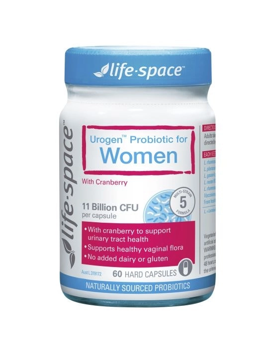 Life-Space Urogen™ Probiotic for Women with Cranberry 60 Hard Capsules