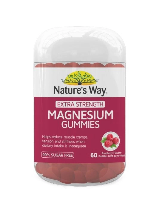 Nature's Way Extra Strength Magnesium Gummies 60 Pastilles