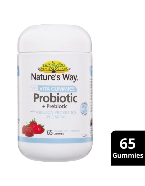 Nature's Way Adult Vita Gummies Probiotic + Prebiotic 65's