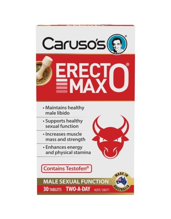 Caruso's Natural Health Erectomax 30 Tablets