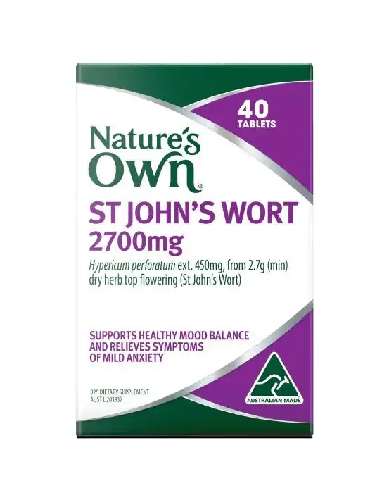 Nature's Own St John's Wort 2700Mg 40 Tablets