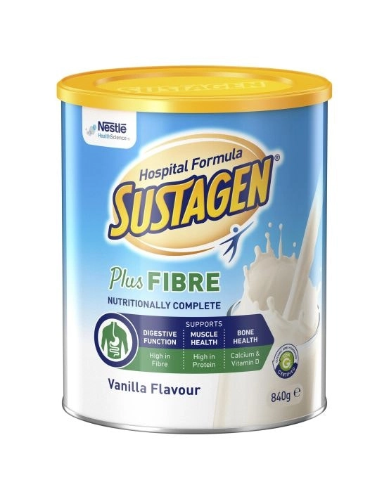 SUSTAGEN Hospital Formula Active+Fibre Vanilla 840g