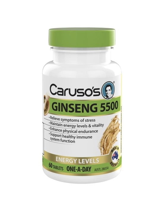 Caruso's Natural Health Ginseng 5500 60 Tablets