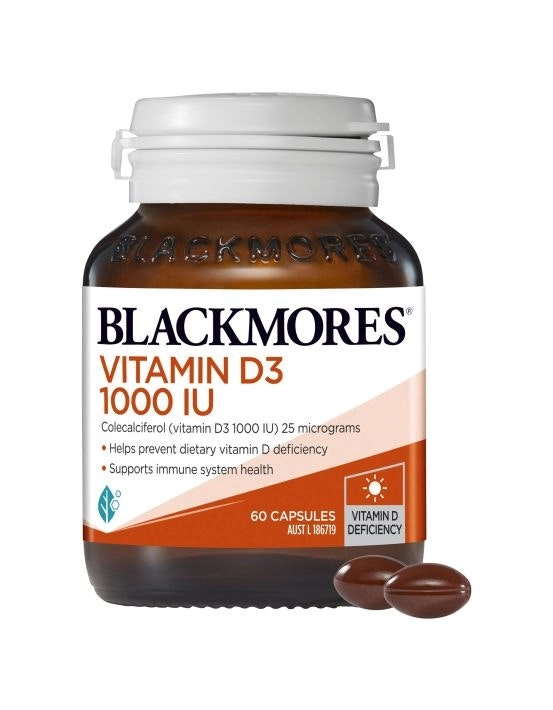 Blackmores Vitamin D3 1000IU 60 Capsules