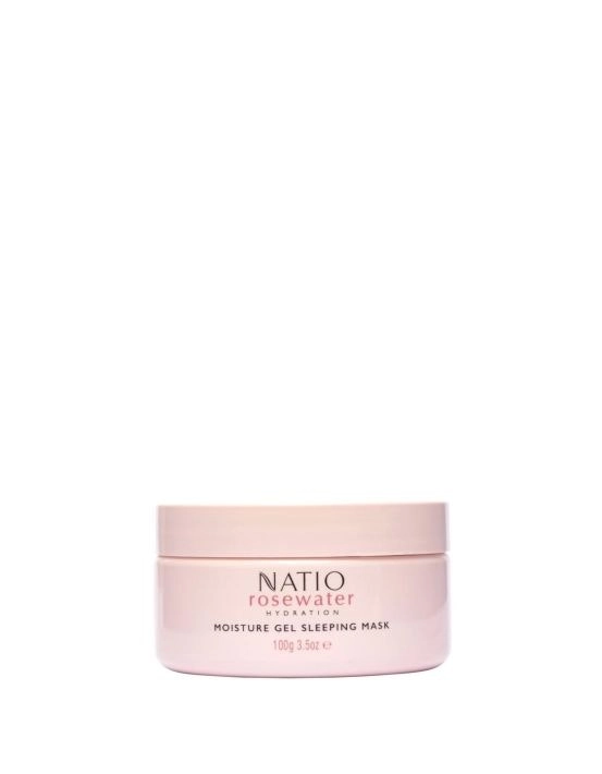 Natio Rosewater Hydration Moisture Gel Sleeping Mask 100g