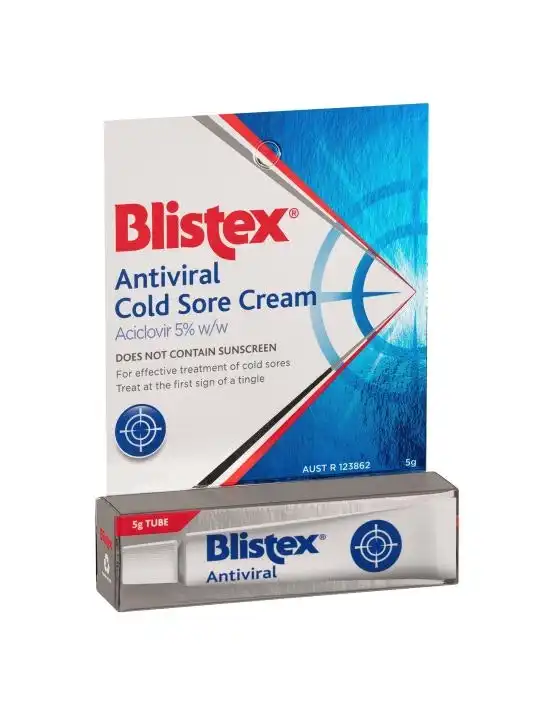 Blistex Antiviral Cold Sore Cream 5g