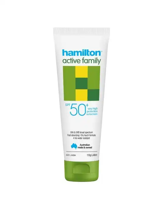 Hamilton Sun Active Family SPF50+ Lotion 110g