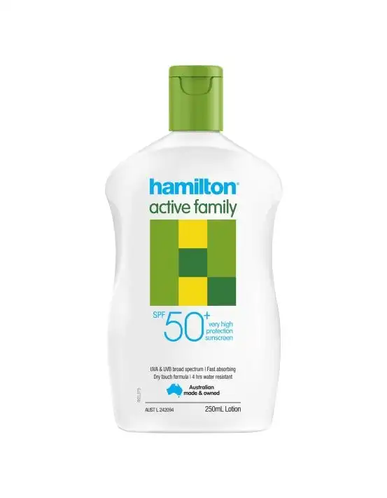 Hamilton Sun Active Family SPF50+ Lotion 250mL