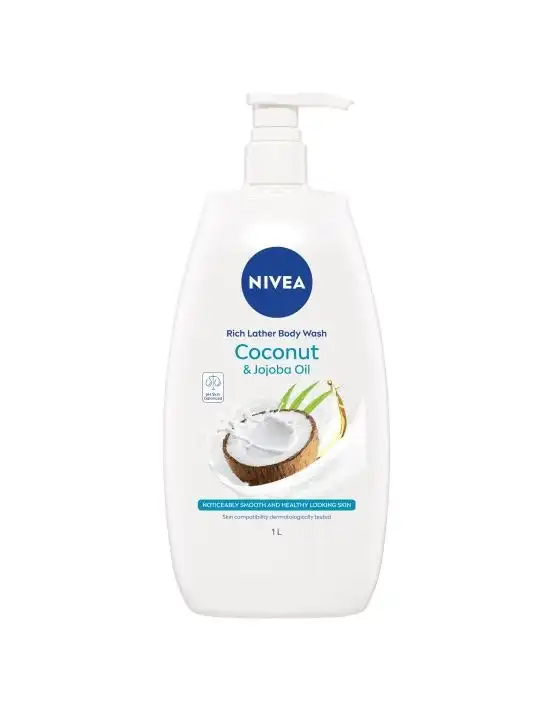 Nivea Rich Moisture Coconut & Jojoba Oil Body Wash 1L