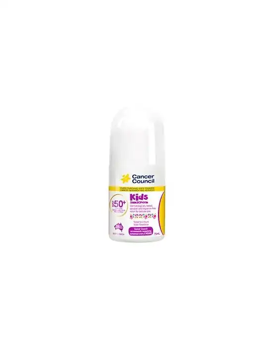 Cancer Council Kids Roll-On Sunscreen SPF50+ 75mL