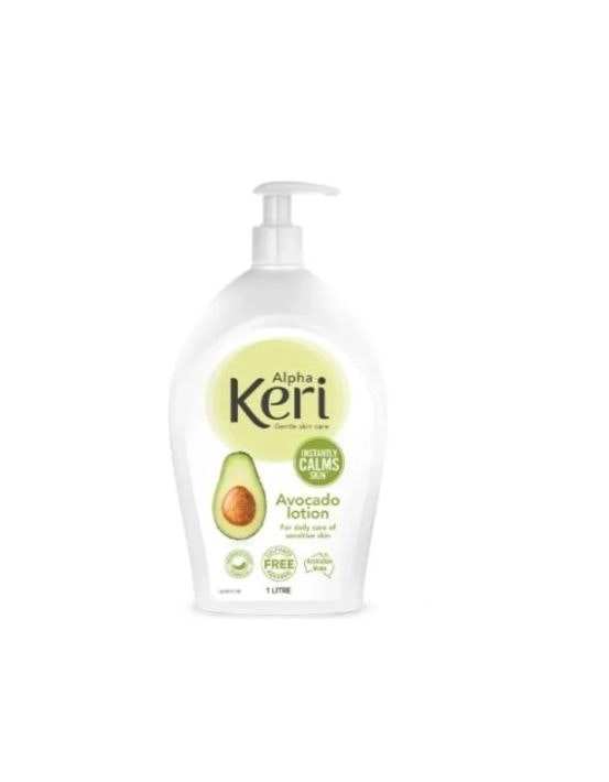 Alpha Keri Avocado Lotion 1 Litre Gentle Skin Moisturiser