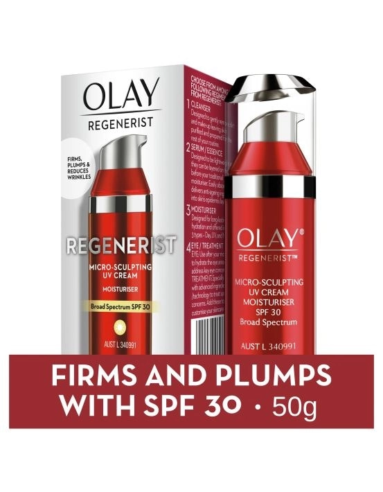 Olay Regenerist Micro-Sculpting Face Cream Moisturiser SPF30+ 50g