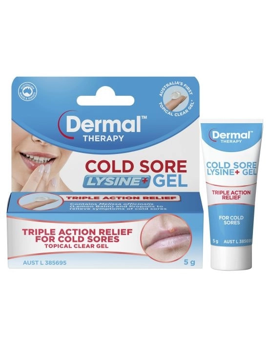 Dermal Therapy Cold Sore Lysine+ Gel