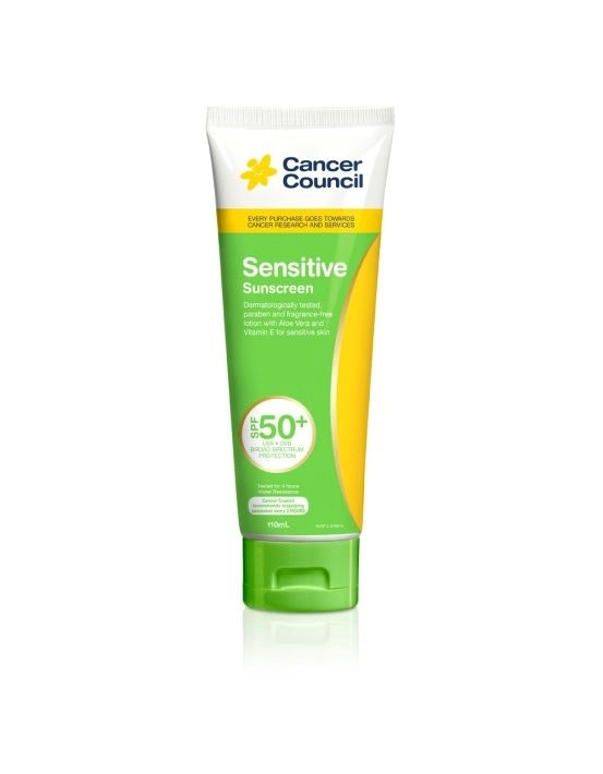 Cancer Council Sensitive SPF50+ 110mL