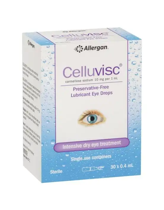 CELLUVISC Lubricant Eye Drops 30 x 0.4mL