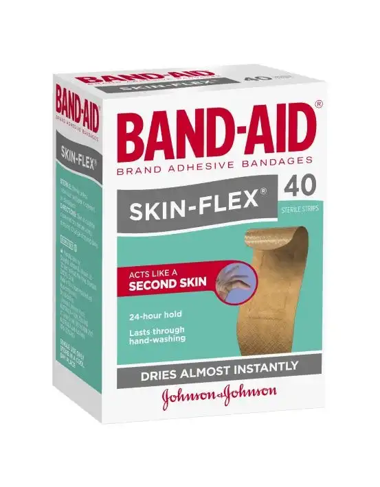 BAND-AID Skin-Flex Strips 40 Pack