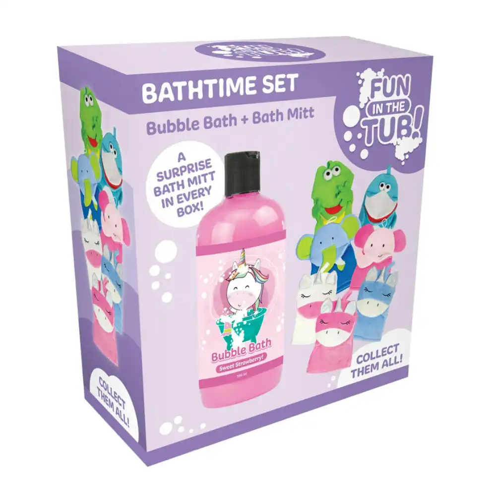 Fun in the Tub Unicorn Bubble Bath With Bonus Mystery Bath Mitt