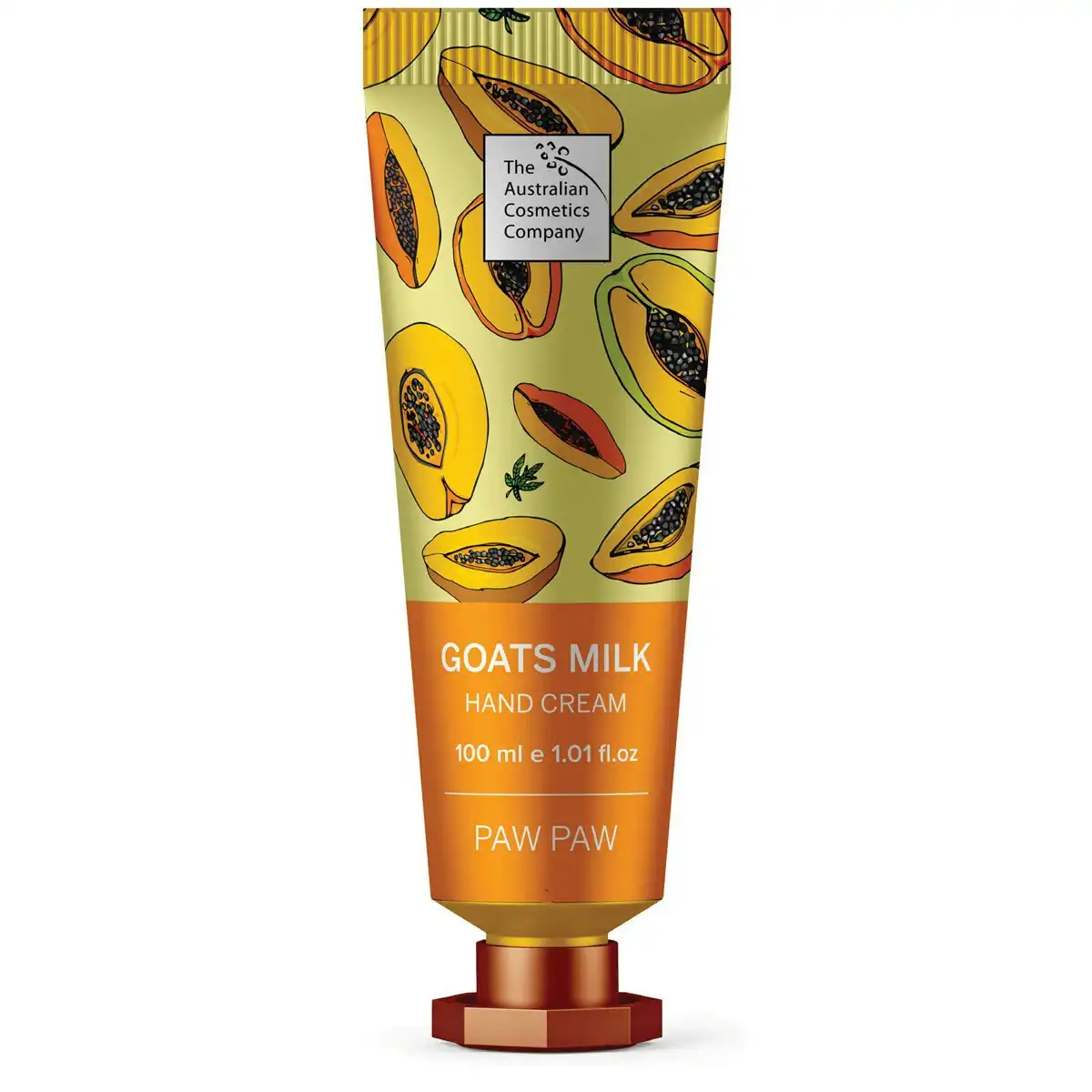 The Australian Cosmetics Company Goats Milk Hand Cream Paw Paw 100ml