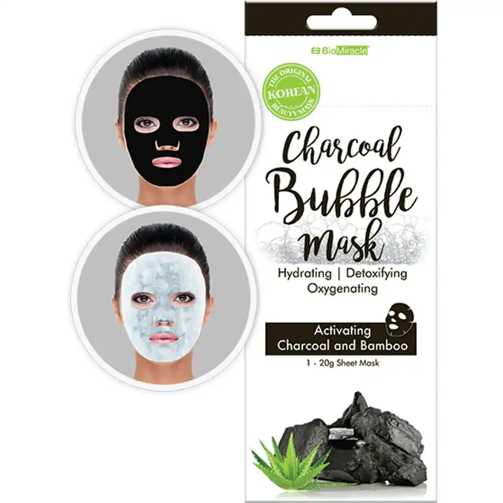 Biomiracle Charcoal Bubble Mask 20g