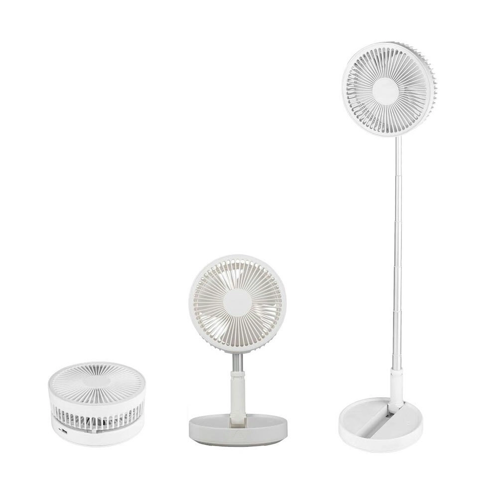 Heller 9.8cm Portable/Adjustable Foldable Rechargeable Cordless Air Cooler Fan