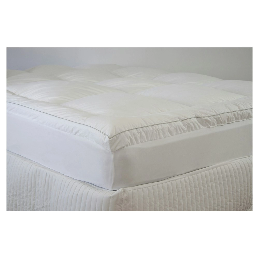 Ardor King Bed Mattress Topper 1500Gsm Cotton Ball Fibre WHT Comfort/Cushioning