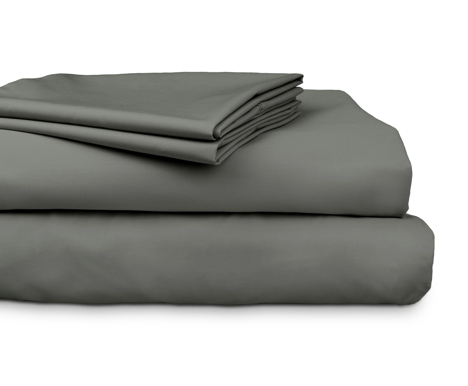 Ardor 300TC Cotton Mega King Bed Flat/Fitted Sheet Set/2x Pillowcases Charcoal