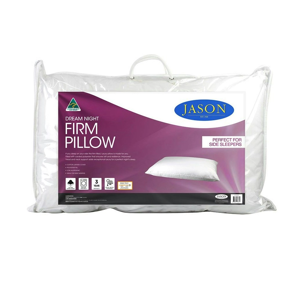 Jason Dream Night Firm Pillow Low Allergenic Sleeping Head Neck Support/Resting