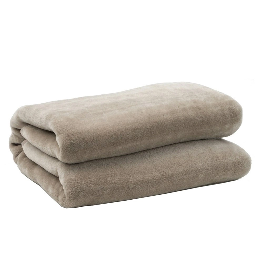 Jason 210x220cm Queen Bed Home Faux Mink Blanket Velvety Soft Plush 500GSM Linen