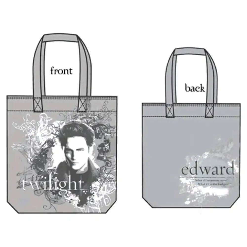 Twilight Tote Bag Edward Cullen (Vector Grey)