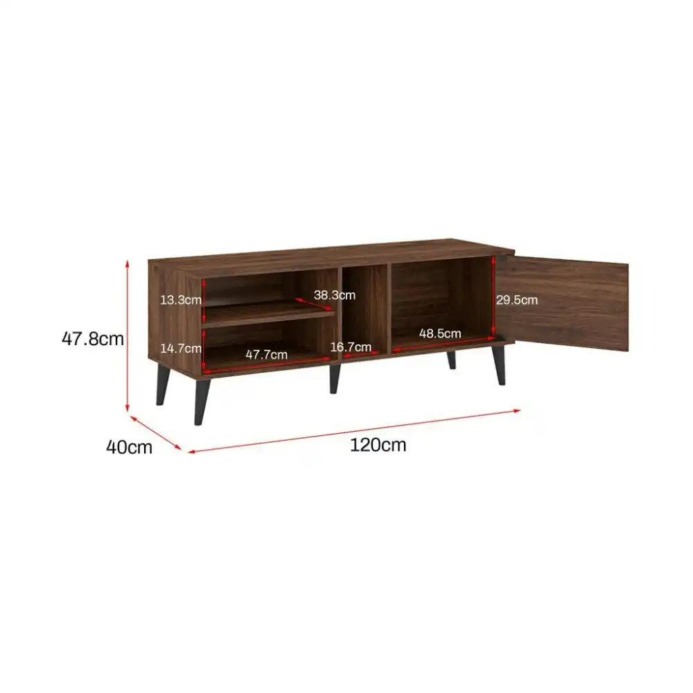 Mayer TV Stand Cabinet Entertainment Unit 1.2m - Columbia