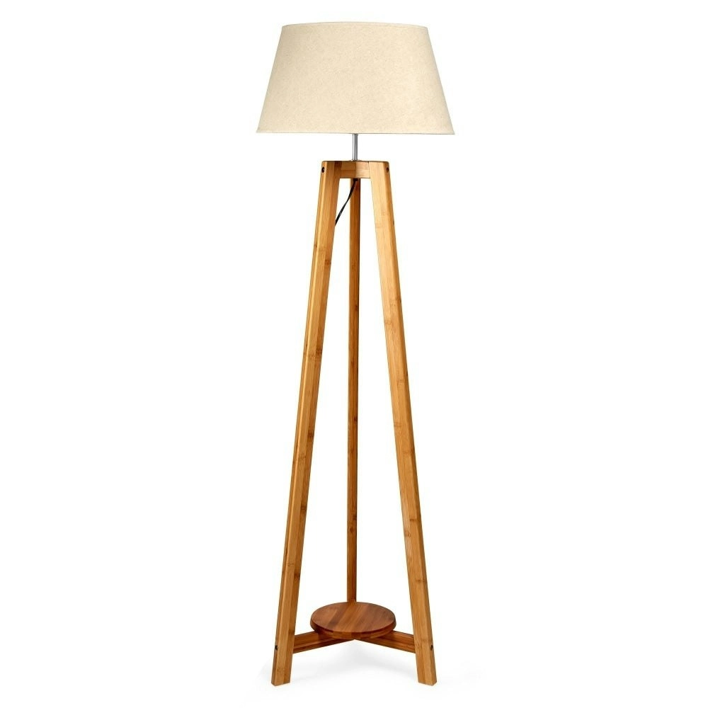 New Oriental Diogo Classic Tripod Floor Lamp - Natural