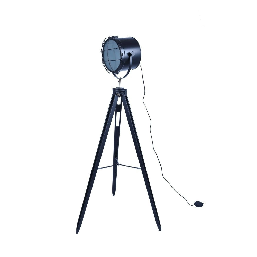 New Oriental Xavier Classic Tripod Floor Lamp Matte Black