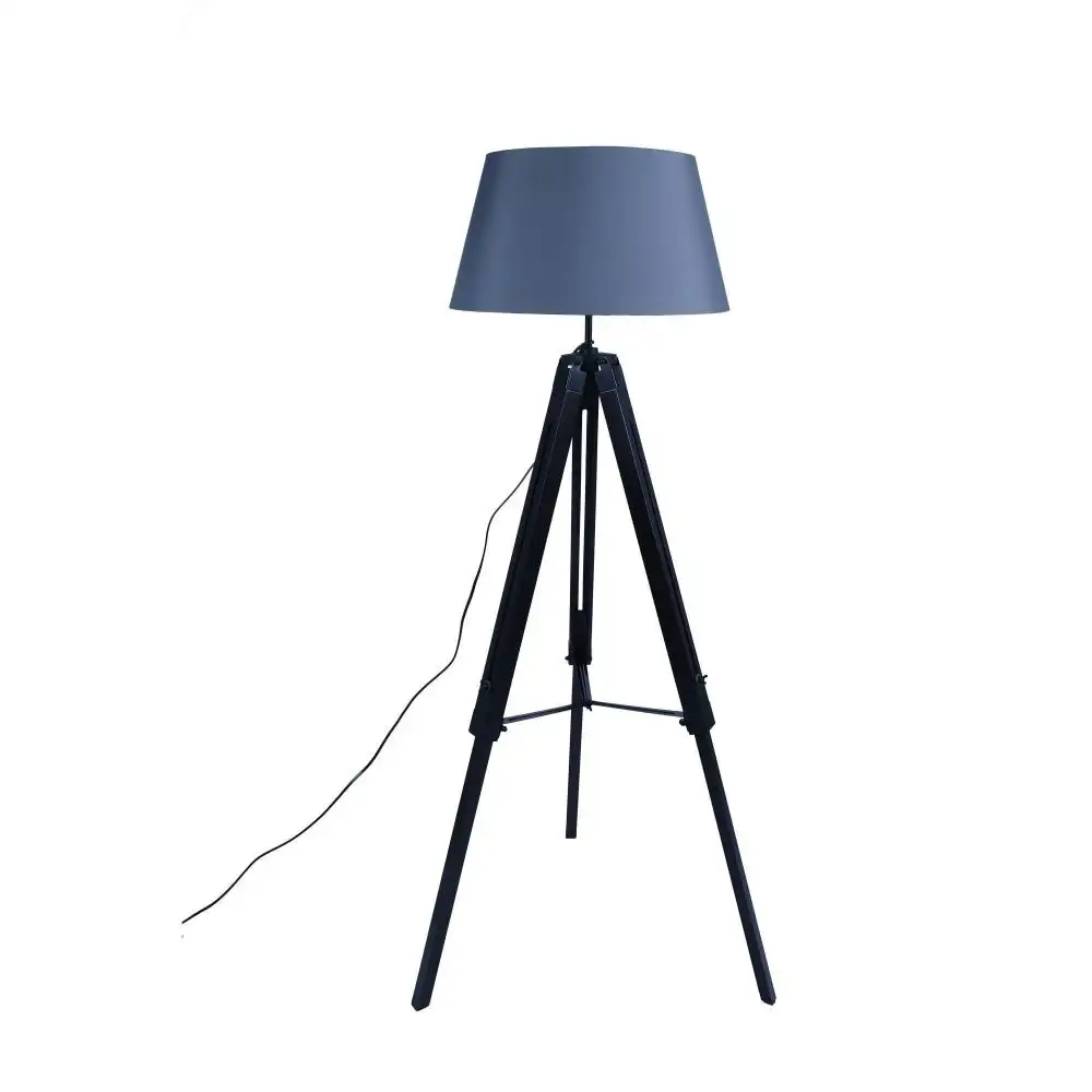 New Oriental Rubi Classic Tripod Floor Lamp - Matte Black/Grey