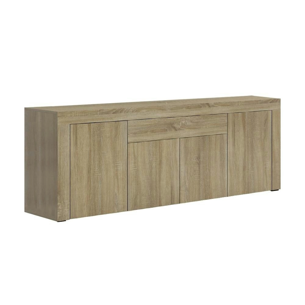 Buffet Sideboard Cabinet Storage 4 Doors Cupboard Hall Wood Hallway Table