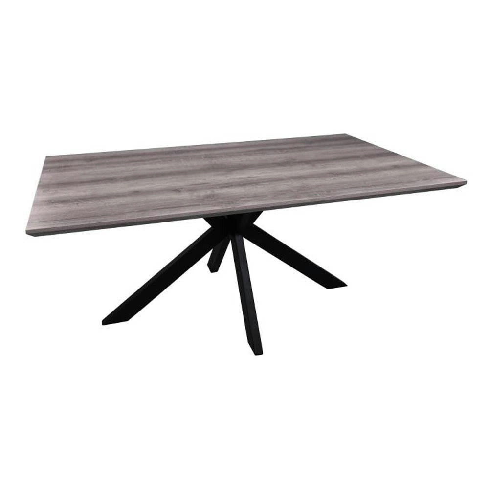 Raimon Furniture Lexy Rectangular Woden Dining Table 180cm - Grey Oak