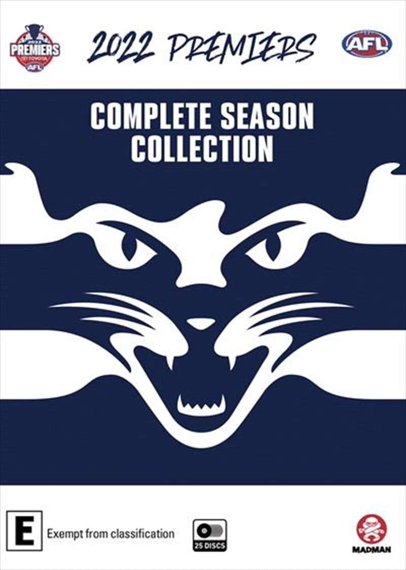 AFL 2022 Premiers Geelong Cats Complete Season DVD