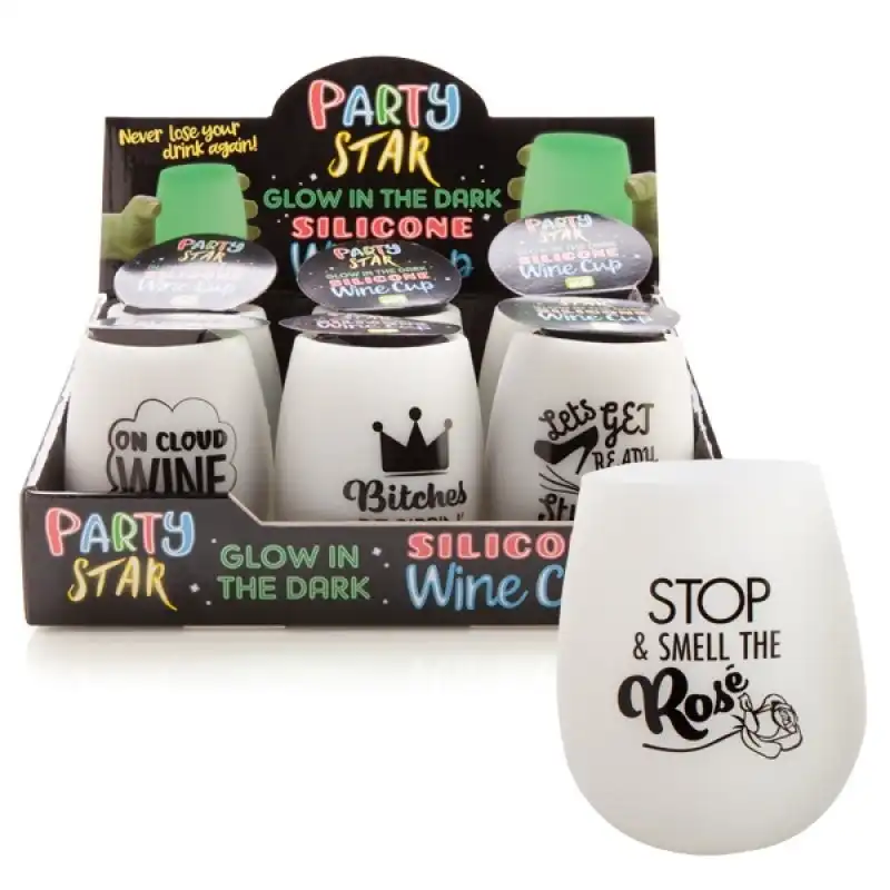 Glow In The Dark Wine Cup  Random