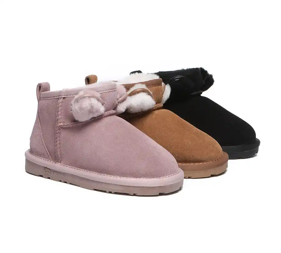 EVERAU Kids UGG Boots Kitty