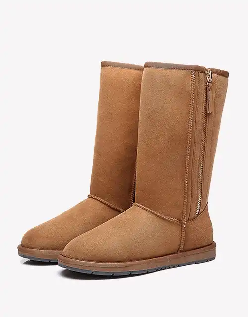 Australian Shepherd® UGG Boots Australia Premium Double Face Sheepskin Tall Side Zip