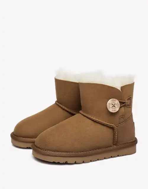 UGG Australian Shepherd Kids Mini Button BOOTS