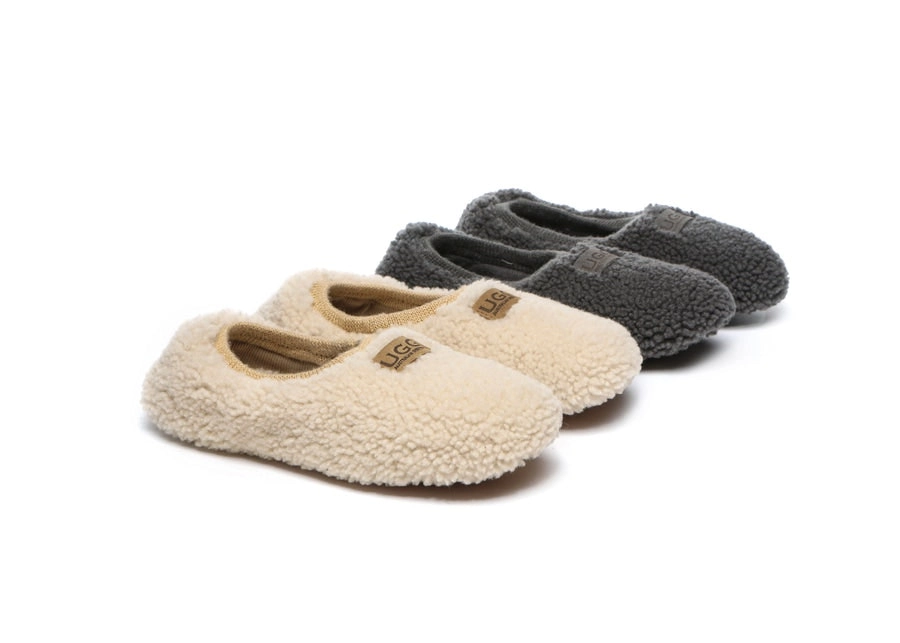 UGG Australian Shepherd Curly Wool Slippers Women Lucina