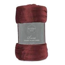 ARDOR BOUDOIR "Lucia" LUXURY  VELVET PLUSH THROW ( JARRAH )